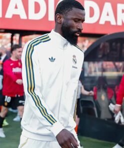 Real Madrid White Track Jacket Adidas 2526