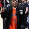 Spike Lee Knicks Black Jacket
