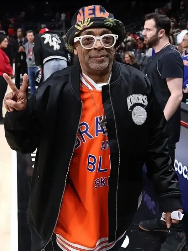 Spike Lee Knicks Black Jacket Spike Lee Knicks Black Jacket
