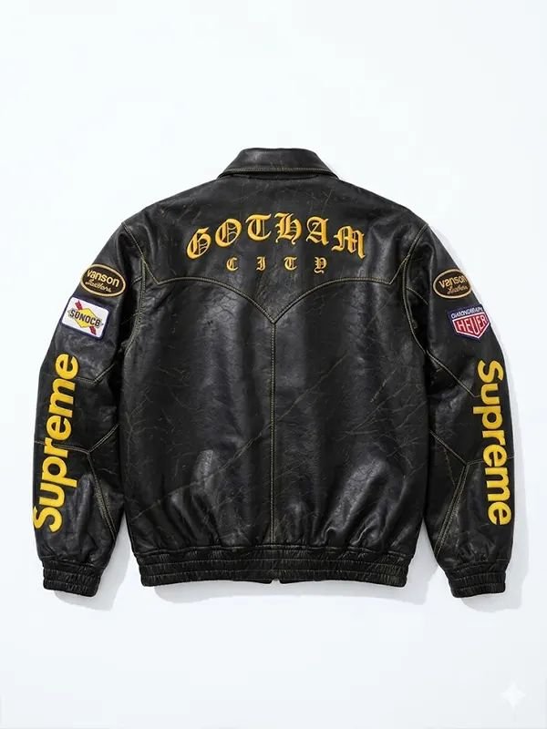 Supreme X Batman Leather Jacket Supreme x The Batman Leather Jacket
