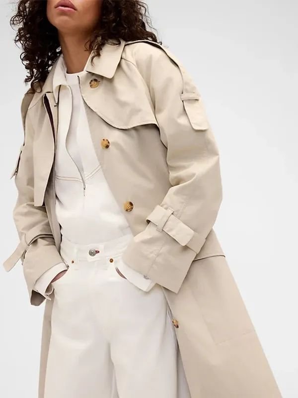 Gap × Victoria Beckham Trench Coat Unisex Beige Trench Coat Gap x Victoria Beckham 2026