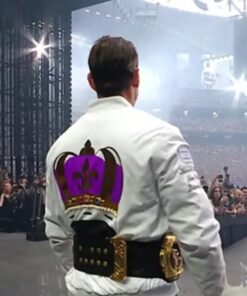 CM Punk WrestleMania White Bomber Jacket White Bomber Jacket CM Punk