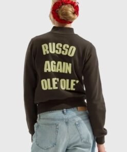 Womens Brown Arsenal AWFC 2026 Russo Zip Through Track Jacket