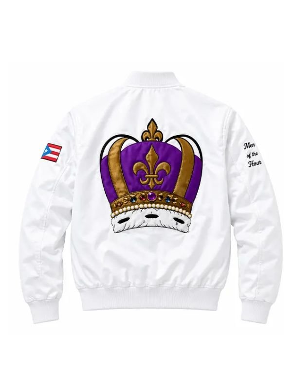 CM Punk WrestleMania White Bomber Jacket WrestleMania 42 CM Punk White Bomber Jacket