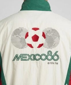1986 Mexico FIFA World Cup Multicolor Zip Track Jacket Unisex