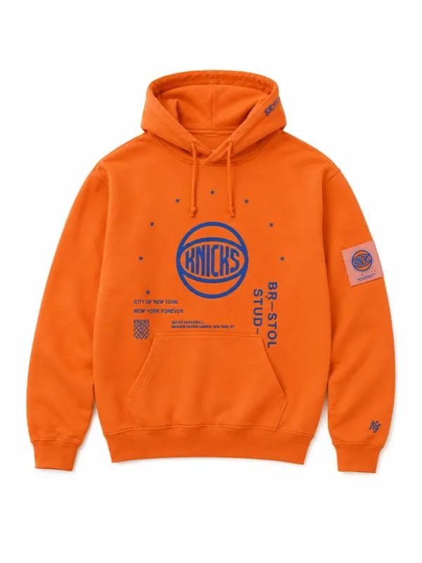 Adam Sandler Knicks Game 4 Hoodie Adam Sandler Knicks Courtside Hoodie