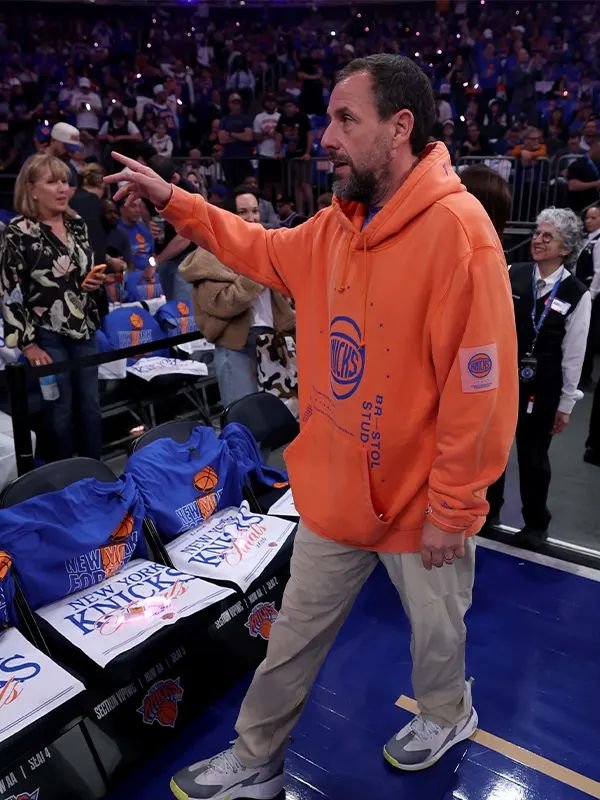 Adam Sandler Knicks Game 4 Hoodie Adam Sandler Knicks Game 4 Hoodie