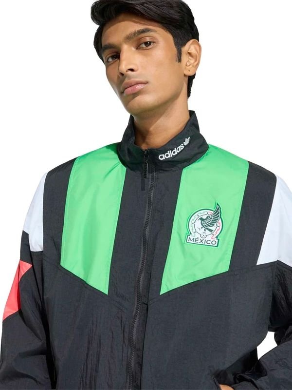 Adidas FIFA World Cup 2026 Mexico EQT Track Jacket Adidas EQT Mexico 2026 World Cup Black Zip Up Track Jacket