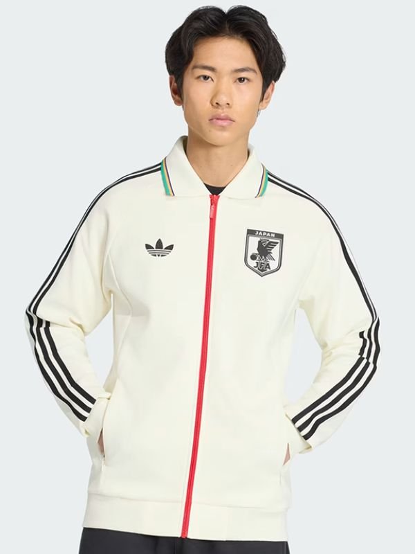Adidas Fifa World Cup 2026 Japan Anthem Jacket Adidas FIFA World Cup 2026 Japan Unisex Zip-Up Anthem Jacket – Off White