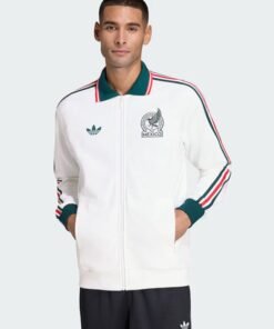 Adidas FIFA World Cup 2026 Mexico Unisex Zip-Up Anthem Jacket – White