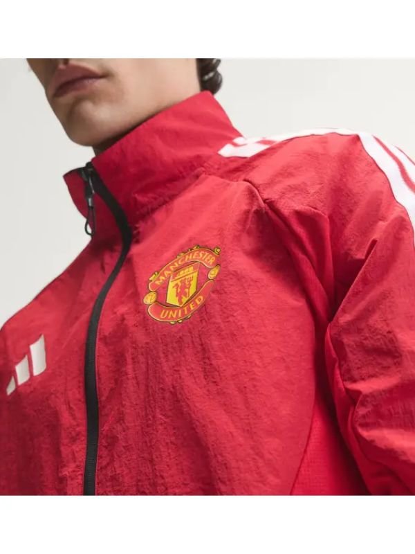 Adidas Manchester United Home Anthem Jacket Adidas Manchester United 26 27 Anthem Jacket