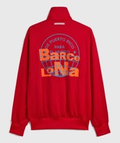Adidas x Bad Bunny Barcelona Firebird Track Jacket Adidas x Bad Bunny Barcelona Firebird Red Jacket