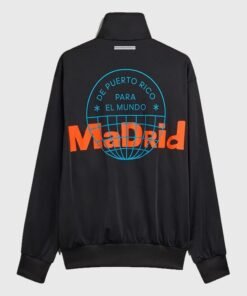 Adidas x Bad Bunny Madrid Firebird Black Jacket