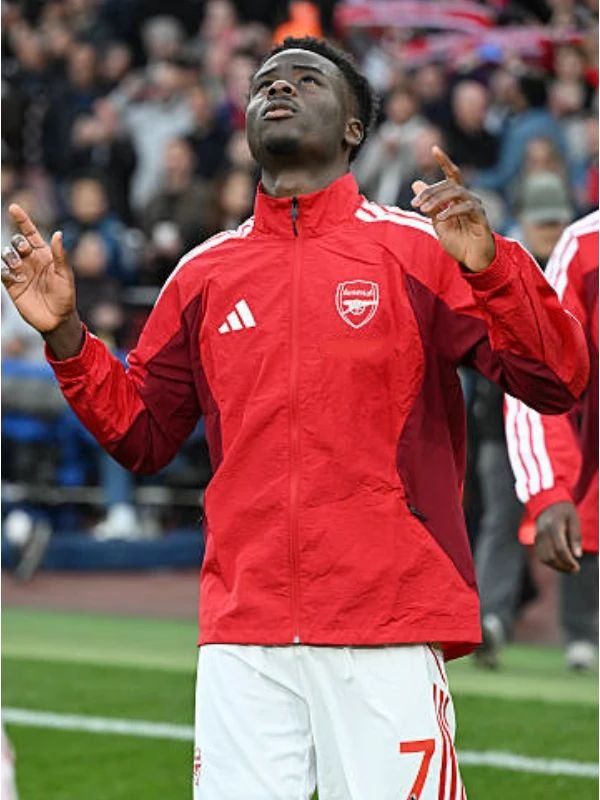 Arsenal FC 26/27 Home Anthem Jacket Arsenal FC 26/27 Home Anthem Red Zipper Jacket