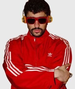 Bad Bunny Para Adidas Red Jacket