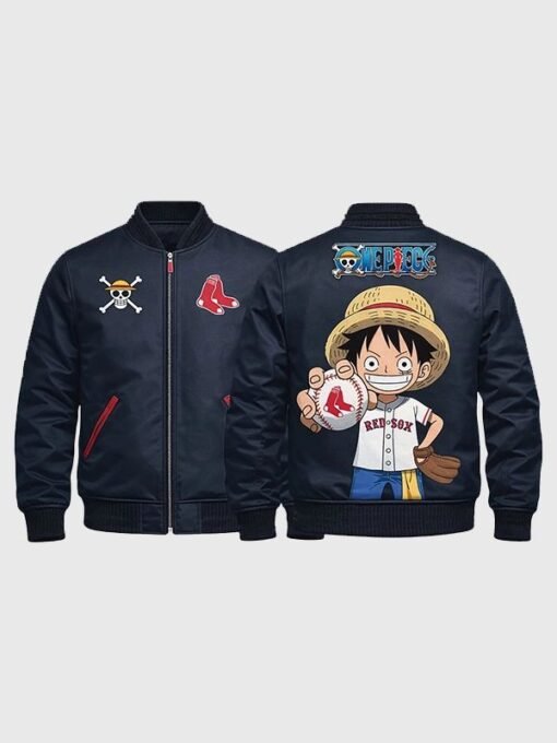 One Piece Red Sox Jacket Navy Blue