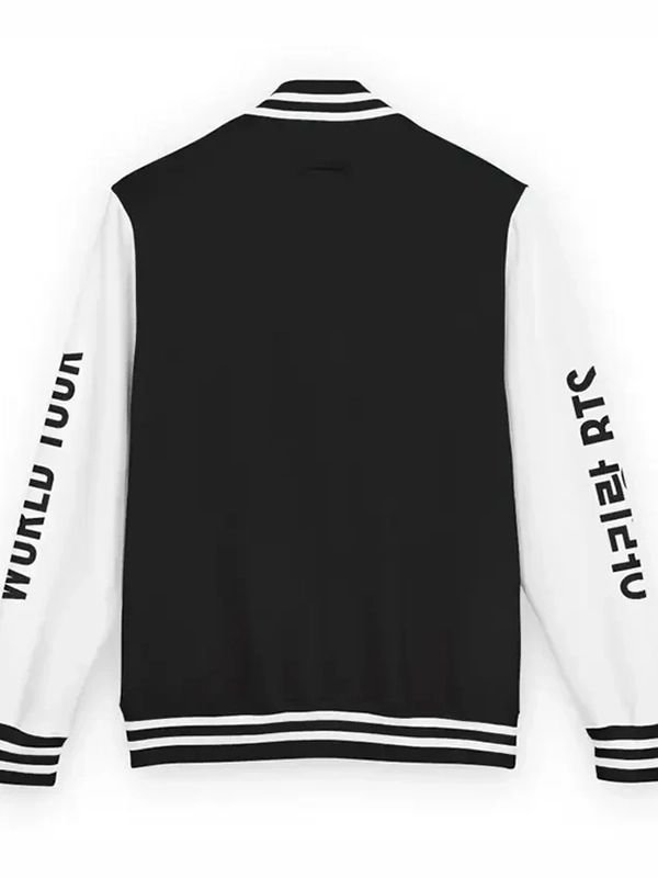 BTS Arirang World Tour Varsity Jacket BTS Arirang World Tour Letterman Jacket