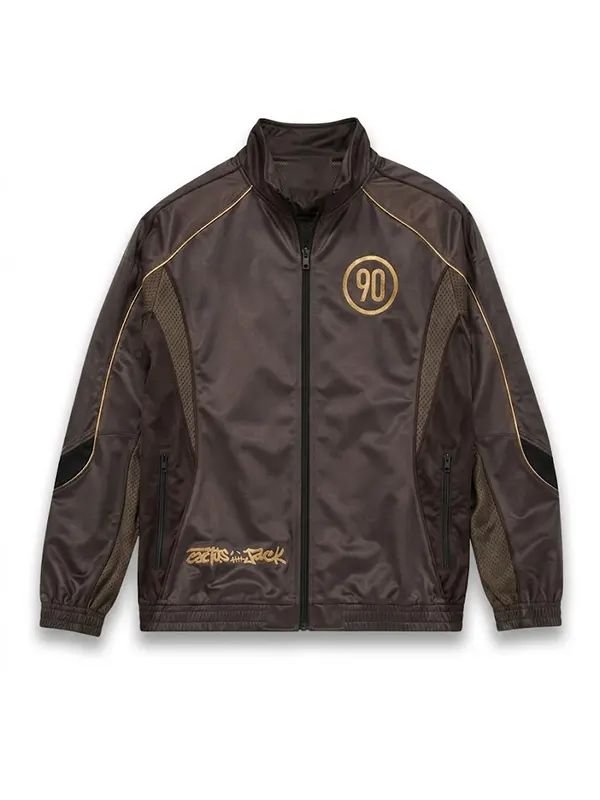 Cactus Jack x Total 90 Earth Brown Track Jacket Cactus Jack x Total 90 Earth Brown Track Jacket
