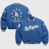 EE Victor Victor Varsity Jacket Dodgers Madhappy Royal World Series Varsity Jacket
