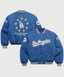 Dodgers Madhappy Royal World Series Varsity Jacket