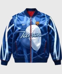 Drake Iceman x FC Barcelona Jacket Drake Iceman x FC Barcelona Bomber Jacket