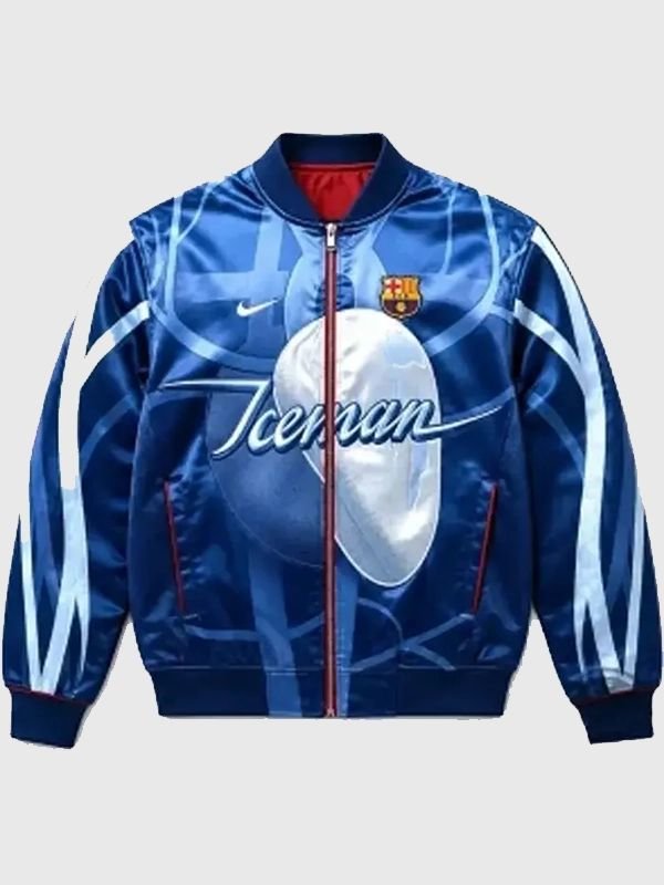 Drake Iceman x FC Barcelona Jacket Drake Iceman x FC Barcelona Bomber Jacket