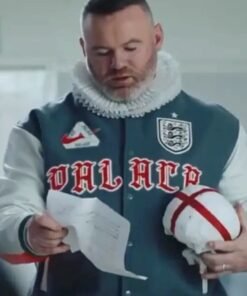 FIFA 2026 England Wayne Rooney Nike x Palace Grey Varsity Jacket