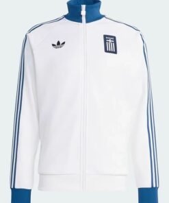 Greece Adidas White Track Jacket 2026 Men and Women
