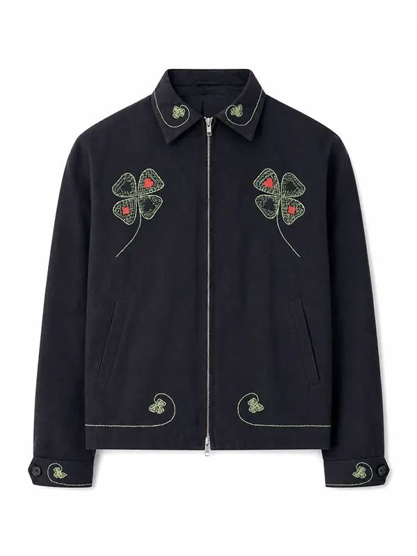Jay-Z Lucky Draw Black Embroidered Jacket Jay-Z Lucky Draw Black Embroidered Jacket