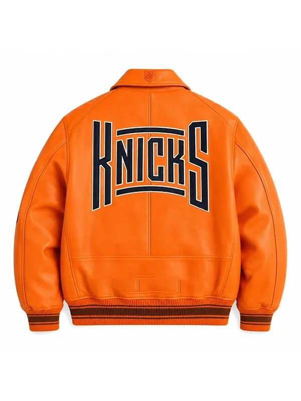 Josh Hart Knicks Leather Varsity Jacket Josh Hart New York Knicks Leather Varsity Jacket