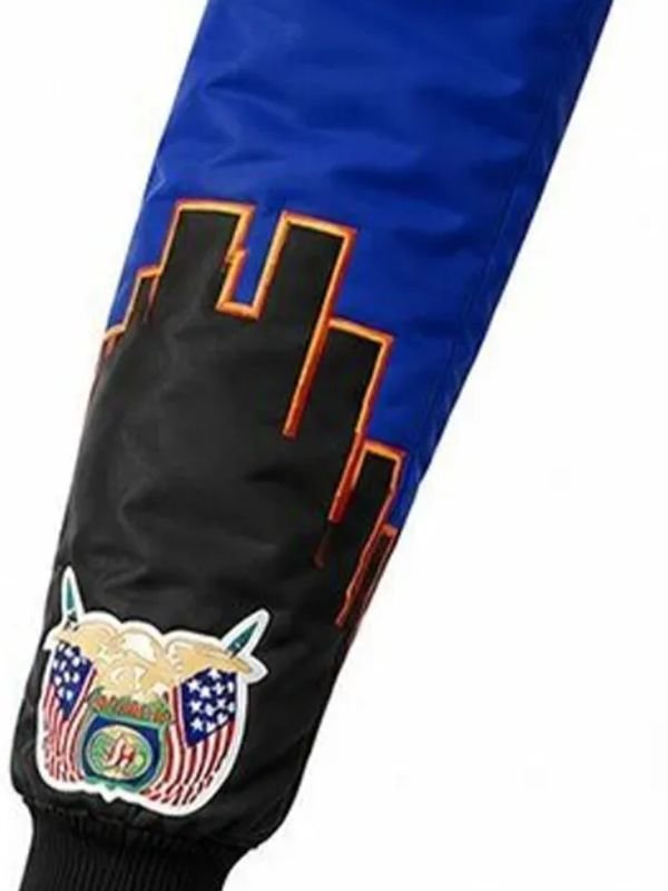 Karl-Anthony Towns NY Knicks Leather Bomber Jacket Karl Anthony Towns Custom Knicks Jacket 2026