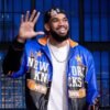 Karl-Anthony Towns NY Knicks Leather Bomber Jacket