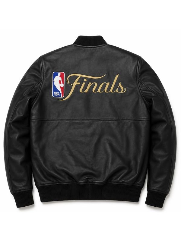 NY Knicks NBA Finals Champions Black Leather Jacket Knicks NBA Finals Black Leather Jacket