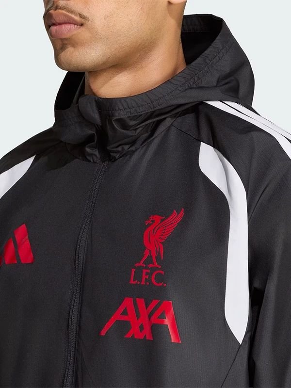 LFC Adidas 26/27 Tiro All Weather Jacket LFC Adidas Tiro All Weather Black Jacket