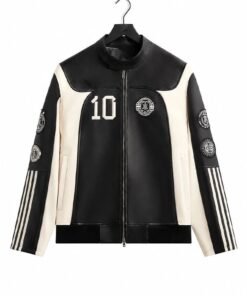Lional Messi Football Leather Biker Jacket