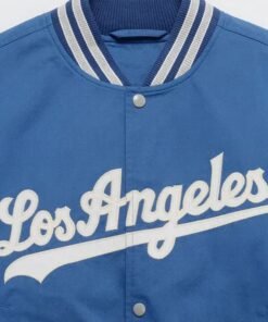 Dodgers Madhappy Royal World Series Varsity Jacket Madhappy World Series Los Angeles Dodgers Varsity Jacket