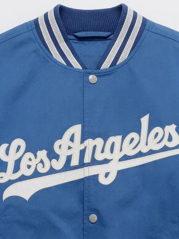 Dodgers Madhappy Royal World Series Varsity Jacket Madhappy World Series Los Angeles Dodgers Varsity Jacket
