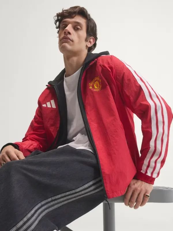 Adidas Manchester United Home Anthem Jacket Manchester United Adidas Anthem Jacket