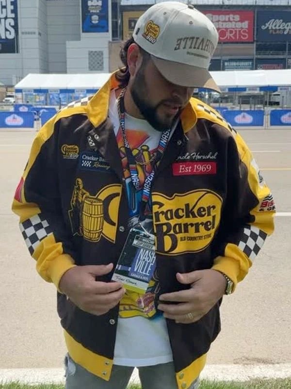 NASCAR Cup Series Cracker Barrel 400 Racing Jacket NASCAR Cup Series Cracker Barrel 400 Tyler Filmore Jacket