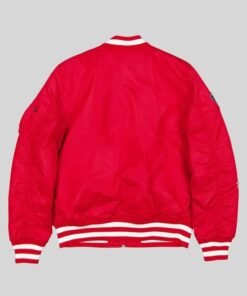 Spike Lee New York Yankees Bomber Jacket New York Yankees Spike Lee Red Jacket