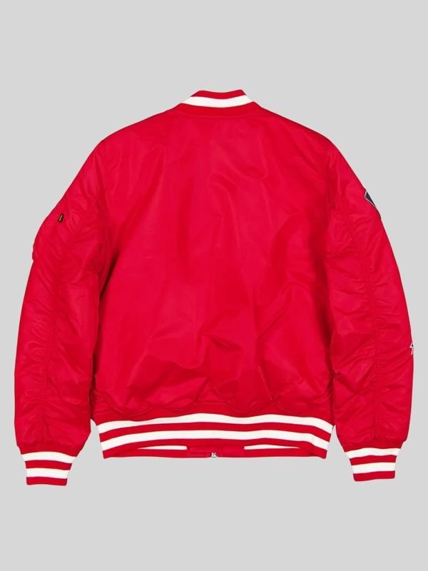 Spike Lee New York Yankees Bomber Jacket New York Yankees Spike Lee Red Jacket