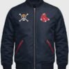 One Piece Boston Red Sox 2026 Navy Blue Bomber Jacket