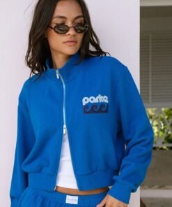 Parke 2026 Summerland Collection Mockneck Zip Up Bomber Jacket