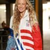 NASCAR Cup Series Cracker Barrel 400 Racing Jacket Sophie Cunningham World Cup USA 94 Jacket