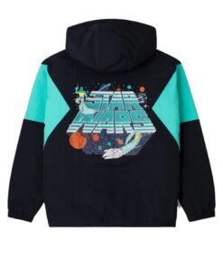 Throwback Star Wars Boba Anorak Pullover Jacket Multicolor