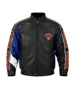 Timothée Chalamet NBA 2026 Finals Leather Jacket