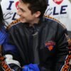 New York Knicks 2X Champions Mash-Up Satin Varsity Jacket Timothée Chalamet NY Knicks Finals Leather Jacket