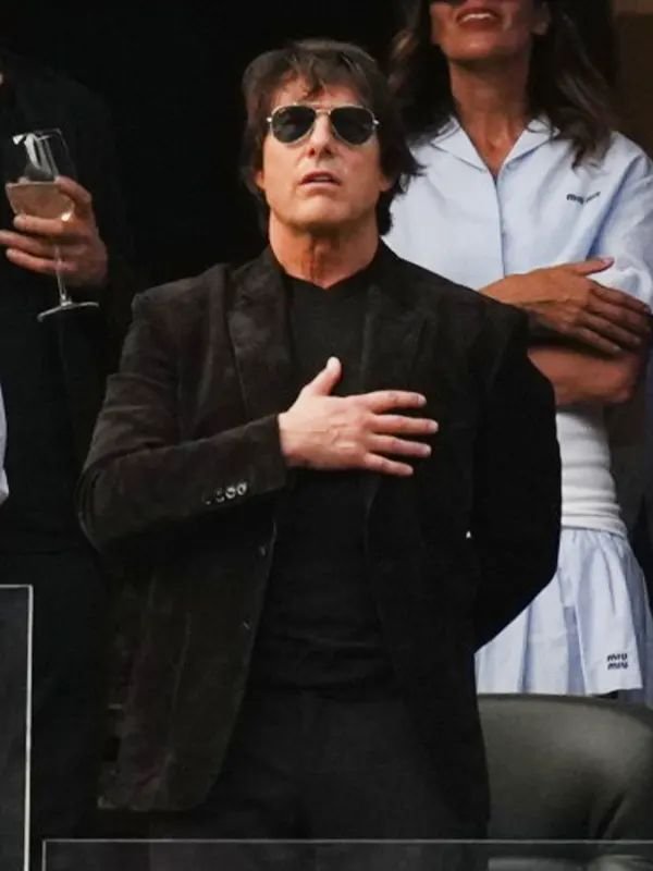 Tom Cruise USMNT Los Angeles World Cup Blazer Tom Cruise USMNT Brown Blazer