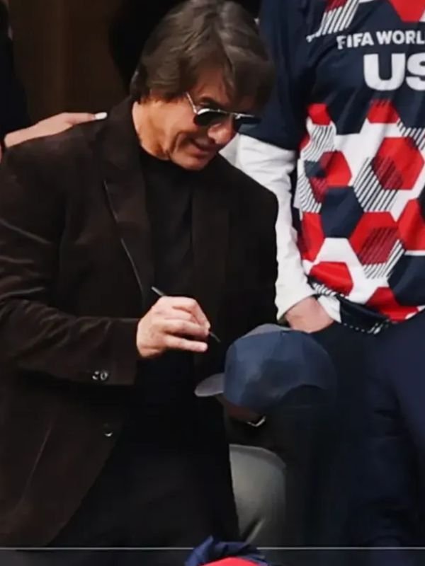 Tom Cruise USMNT Los Angeles World Cup Blazer Tom Cruise USMNT World Cup Opener Los Angeles Brown Blazer 2026