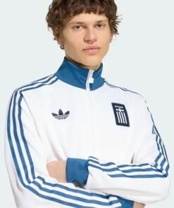 White Adidas Greece 2026 Track Jacket for Men and Women